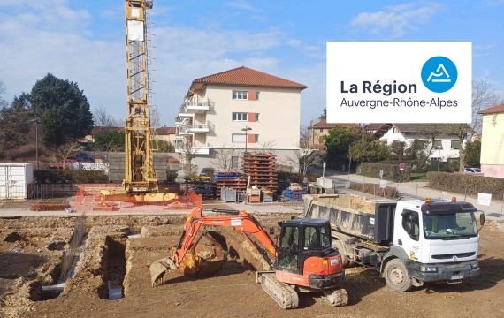 Construction d'un nouveau bâtiment au LPPRA de Villars-les-Dombes 