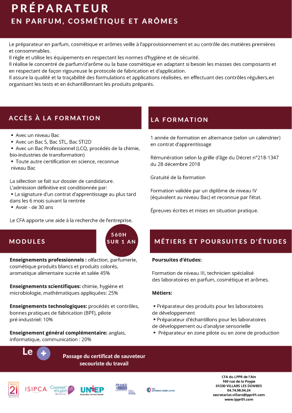 bac pro parfums villars 2